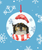 Border Collie -   Hippie Hound Studios Christmas Tree Ornament