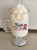 Breast Cancer theme cafe candle
