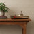 10" Unfinished Wood Hand Painted Model Boat