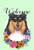 Collie Tri - Best of Breed Welcome Flowers Garden Flag