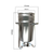 Round Stainless Steel Soup Warmer Marmite Chafer Full Size Catering Chafing Dish