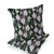 Set of Two Purple And Dark Green Botanical Indoor Outdoor Throw Pillow