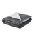 King Dark Slate Gray Polyester Knitted Plush Blanket