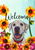 Samoyed - Best of Breed Portrait   Outdoor Flag