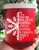Christmas soy wax candle