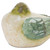 Set of Two Green Resin Figurine Tabletop Sculpture