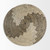 2" Brown Fabric Sphere Decorative Wall Sculpture
