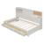 White Wood Twin Day Bed With Drawers