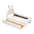 Beige Tufted Upholstered Twin Bed Frame