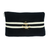 Navy Blue And Gold Anchor Decorative Pillow