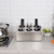 Stainless Steel Commercial Conical Utensils Cutlery Holder with  Holes
