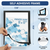 12 Self Adhesive Sign Holder 11x17 inch with Magnetic Border Reusable Adhesive Frames Windows Magnetic Frames for Wall Display Peel & Stick Document S