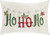12" X 18" Beige Zippered Handmade Polyester Christmas Throw Pillow