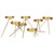 Gold Metallic Candle Holder