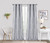 Set of Two 84" Silver Damask Pattern Window Panels