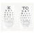 Set Of Two Eye Charts 3 White Framed Print Wall Art