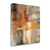 Silver And Amber Crop 4 Wrapped Canvas Print Living Room Wall Art