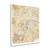 Gilded London Map 2 Wrapped Canvas Print Living Room Wall Art