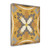 Golden Glow Square XViii Wrapped Canvas Print Living Room Wall Art
