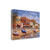 24" Coastal Beach Front Cafes and Shops Print on Gallery Wrap Canvas Wall Art
