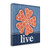 Live Flower 1 Wrapped Canvas Print Living Room Wall Art