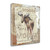 Moose 6 Wrapped Canvas Print Living Room Wall Art