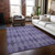 10' X 14' Purple Geometric Washable Non Skid Indoor Outdoor Area Rug