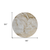 8' Round Brown Round Abstract Washable Non Skid Indoor Outdoor Area Rug