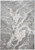 5' X 8' Gray and Ivory Abstract Power Loom Area Rug