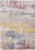 7' X 9' White Abstract Non Skid Area Rug