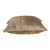 Parkland Collection Byblo Taupe Solid Quilted Throw Pillow