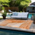 10' X 14' Orange Abstract Washable Non Skid Indoor Outdoor Area Rug