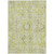 10' X 14' Artichoke Green Oriental Washable Non Skid Indoor Outdoor Area Rug