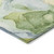 8' Round Yellow Round Abstract Washable Non Skid Indoor Outdoor Area Rug