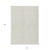 10' X 14' Beige and Ivory Geometric Washable Non Skid Indoor Outdoor Area Rug