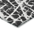 10' X 14' Black and White Abstract Washable Non Skid Indoor Outdoor Area Rug