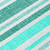 8' X 10' Turquoise Striped Washable Indoor Outdoor Area Rug