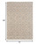 6' X 9' Natural Geometric Handmade Area Rug