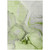 10' X 14' Green Abstract Washable Non Skid Indoor Outdoor Area Rug