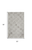5' X 8' Ivory And Taupe Wool Geometric Tufted Handmade Area Rug