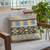 Plutus Blue Unique Lanes Border Luxury Throw Pillow