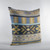 Plutus Blue Unique Lanes Border Luxury Throw Pillow