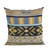 Plutus Blue Unique Lanes Border Luxury Throw Pillow
