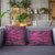 Plutus Fuchsia Black Galaxy Animal Faux Fur Luxury Throw Pillow