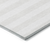 2' X 8' Ivory Striped Washable Indoor Outdoor Runner Rug