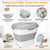 16.5 to 55LBS Collapsible Food Storage Container