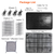 4 Tiers Cat Cage Rolling Metal Cat Playpen Enclosures Cat Kennel House