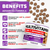 2 Pack Multivitamin Treats for Dogs Made in USA