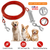 9.8FT Dog Tie Out Cable Long Dog Leash Chew Proof Lead Dog Chain 