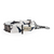 Shark! Buckle & Martingale Dog Collar